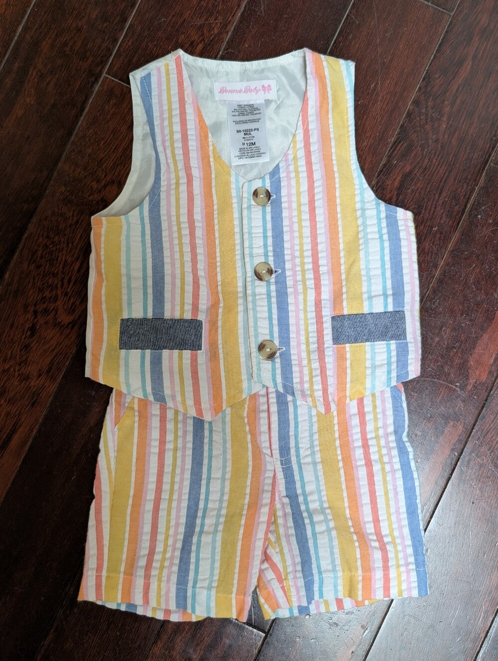 Bonnie Baby Seersucker Stripe 2-pc Suit
